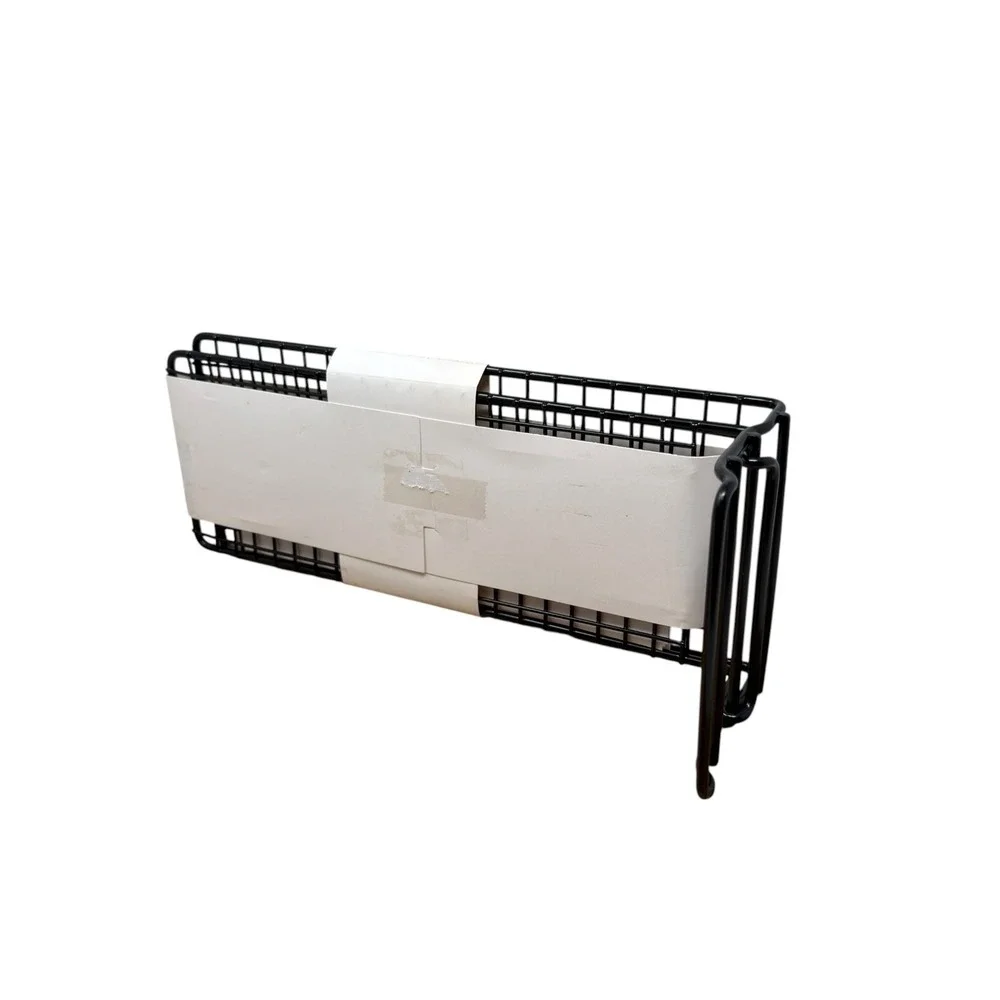 IKEA SKOSTALL Shoe Organizer Unisex OS Black Stackable Mesh Steel 305.285.14